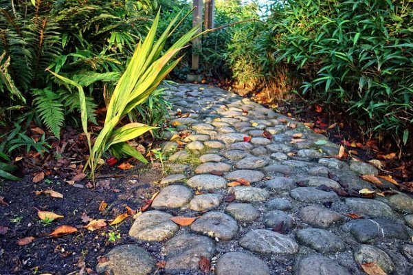 Stone Walkway To The Front Door of Your Home