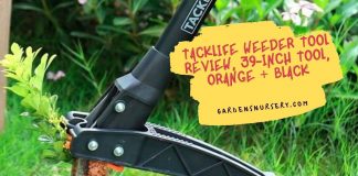 TACKLIFE Weeder Tool Review, 39-Inch Tool, Orange + Black