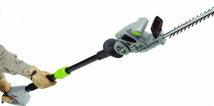 Earthwise CVPH41018 18-Inch 2.8-Amp Corded Electric 2-in-1 Pole/Handheld Hedge Trimmer
