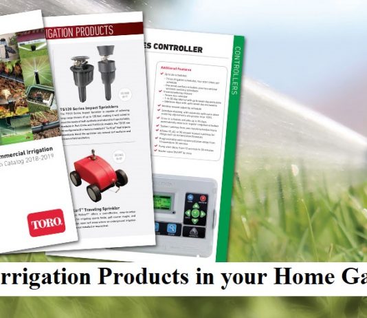 Toro Irrigation Products in your Home Garden