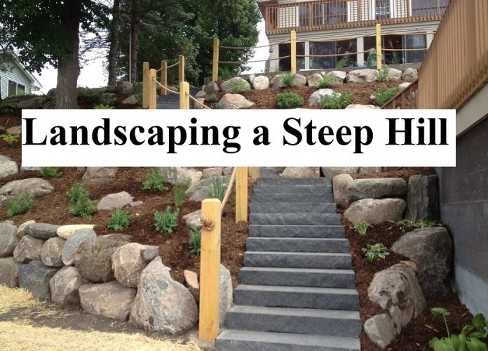 landscaping a steep hill