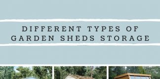 Different Types of Garden Sheds Storage