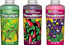 General Hydroponics Flora Grow Easy to use Affordable Widely available