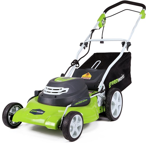 Greenworks 12 Amp 20-Inch 3-In-1Electric Corded Lawn Mower