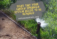 Signs That Your Garden Sprinkler System Needs to Be Repaired