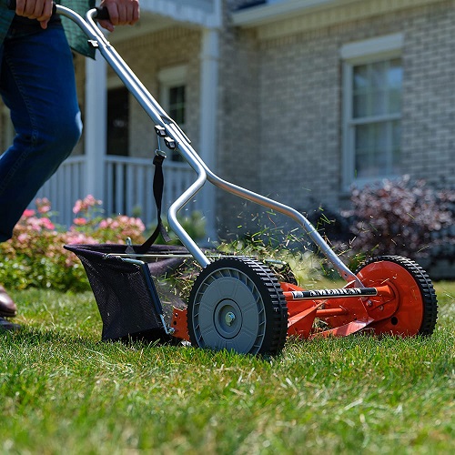 MOWING LAWN
