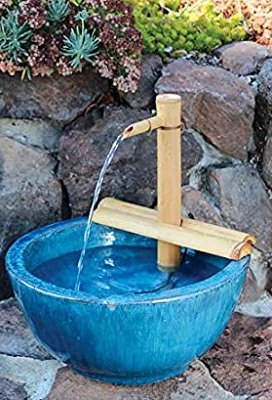 Bamboo Pail Water Fountain