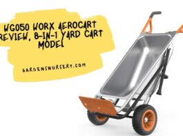 WG050 Worx Aerocart Review, 8-in-1 Yard Cart Model