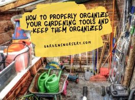 How To Properly Organize Your Gardening Tools And Keep Them Organized
