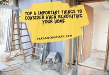 Top 6 Important Things To Consider When Renovating Your Home