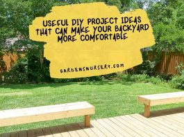 Useful DIY Project Ideas That Can Make Your Backyard More Comfortable