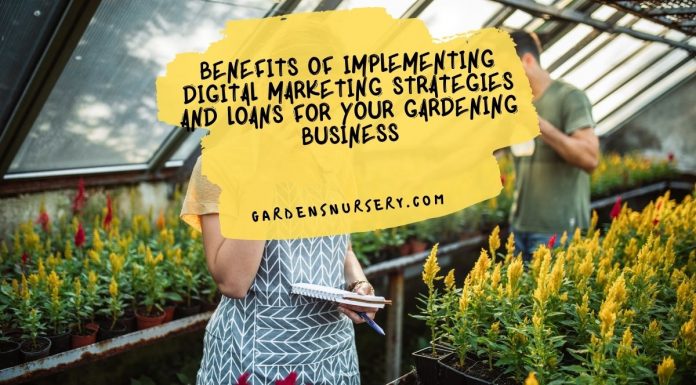 Benefits of Implementing Digital Marketing Strategies and Loans for your Gardening Business