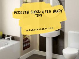 Pedestal Sinks a Few Handy Tips