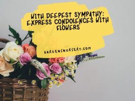 With Deepest Sympathy Express Condolences with Flowers