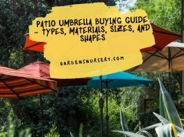 Patio Umbrella Buying Guide – Types, Materials, Sizes, and Shapes