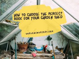 How to Choose the Perfect Roof for Your Garden Shed