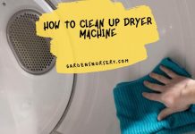 How to Clean Up Dryer Machine