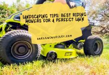 Landscaping Tips Best Riding Mowers for a Perfect Lawn