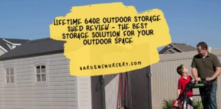 Lifetime 6402 Outdoor Storage Shed Review - The Best Storage Solution for Your Outdoor Space