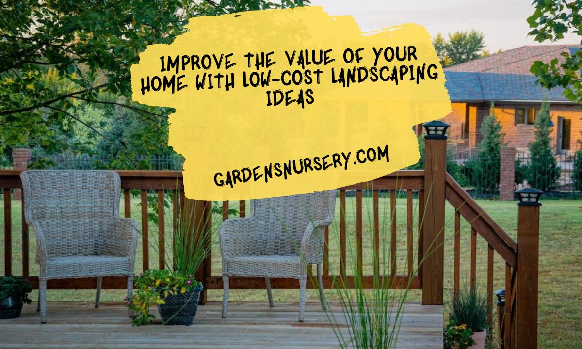 Improve the Value of Your Home with Low-Cost Landscaping Ideas