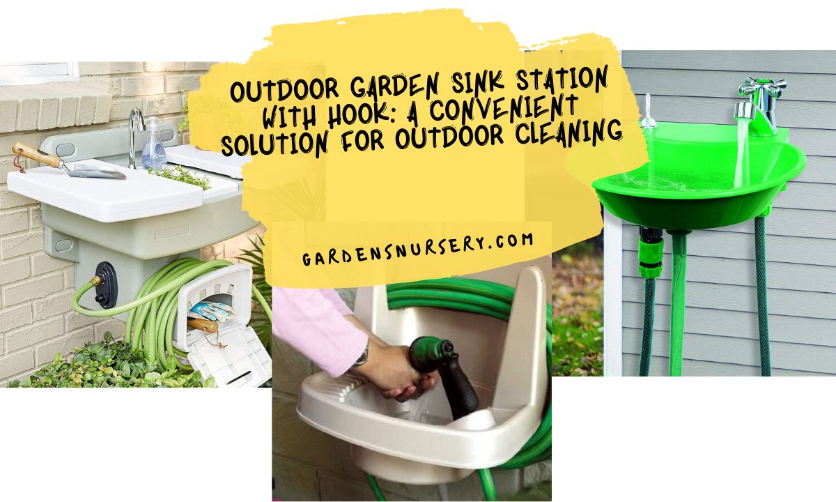 Outdoor Garden Sink Station with Hook A Convenient Solution for Outdoor Cleaning