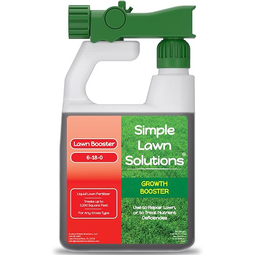 Extreme Grass Growth Lawn Booster- Liquid Spray Concentrated Starter Fertilizer with Humic Acid