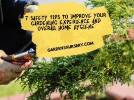 7 Safety Tips to Improve Your Gardening Experience and Overall Home Hygiene
