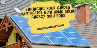 Enhancing Your Garden Aesthetics with Home Solar Energy Solutions