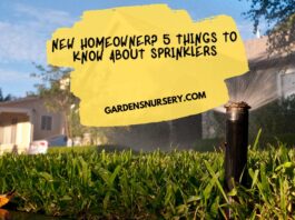 New Homeowner 5 Things to Know About Sprinklers