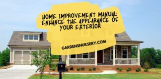 Home Improvement Manual Enhance The Appearance Of Your Exterior